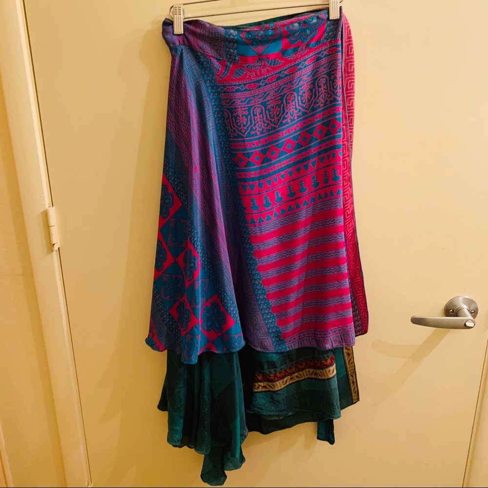 2 wrap skirts